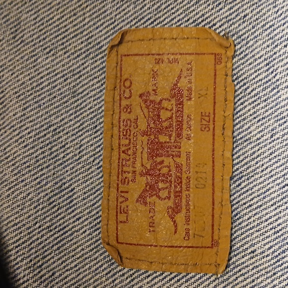 Vintage 1988 Levi’s Trucker Jacket XL Made In USA - Picture 2 of 6